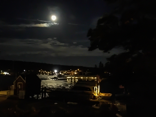 Boothbay at night