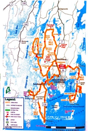 Cycling Around Boothbay